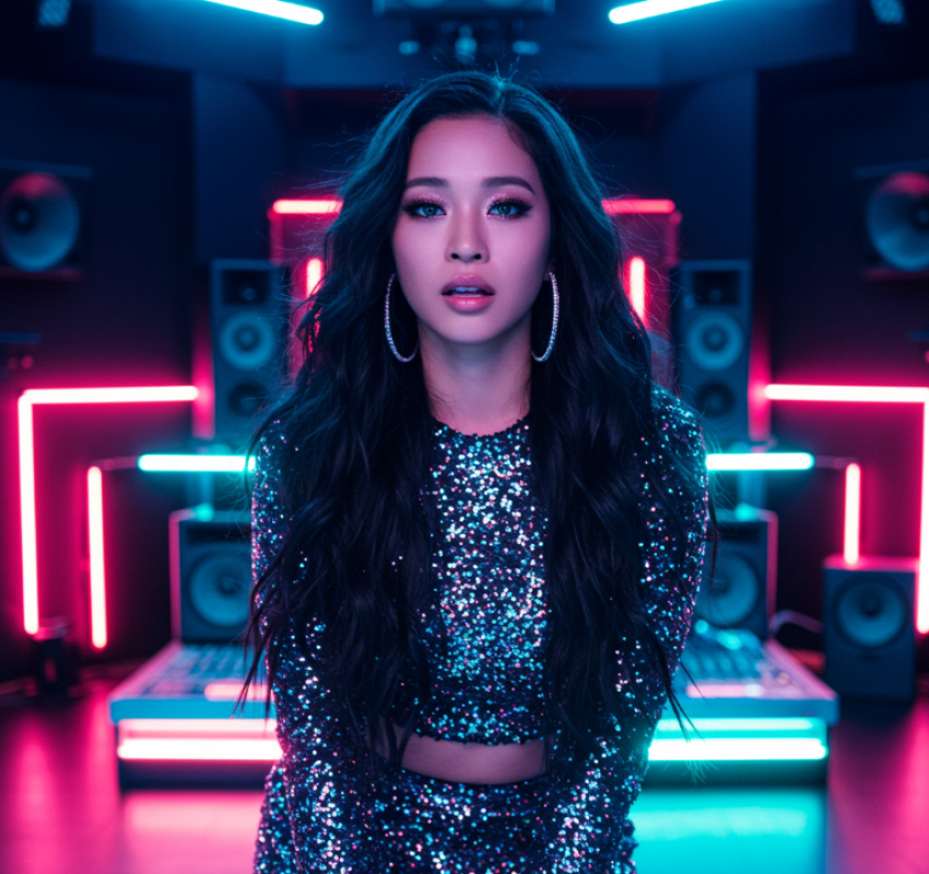 バーチャル歌手 Juna のファースト・アルバム「Rhythm of Love」
